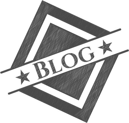 Blog pencil emblem