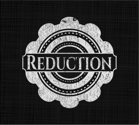 Reduction chalkboard emblem