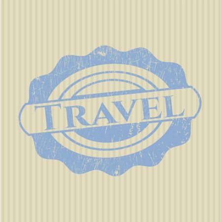 Travel with rubber seal texture