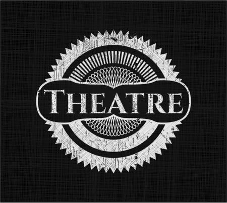 Theatre with chalkboard texture