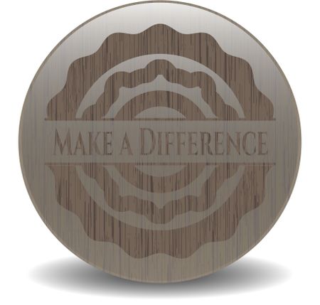 Make a Difference realistic wood emblem