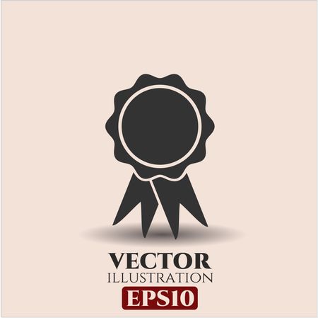 Ribbon icon vector symbol flat eps jpg app web concept website