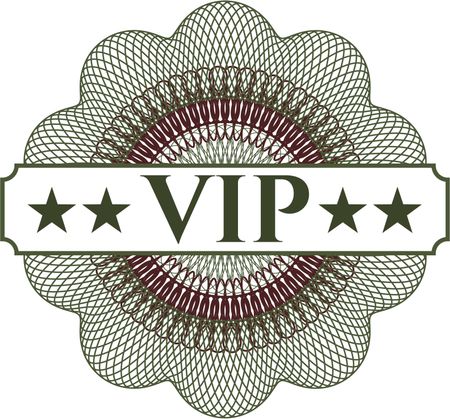 VIP money style rosette