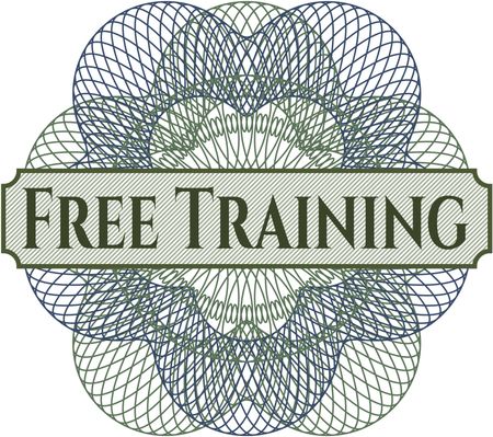 Free Training money style rosette