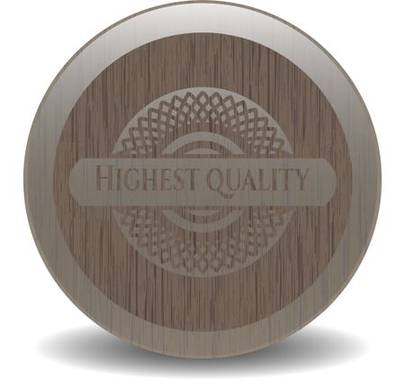 Highest Quality vintage wooden emblem