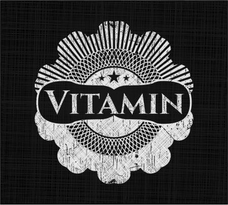 Vitamin chalk emblem