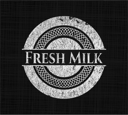 Fresh Milk chalk emblem