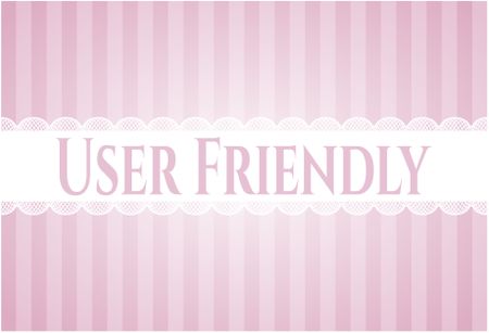 User Friendly colorful banner