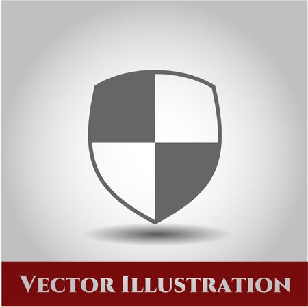 Shield Safety icon vector symbol flat eps jpg app