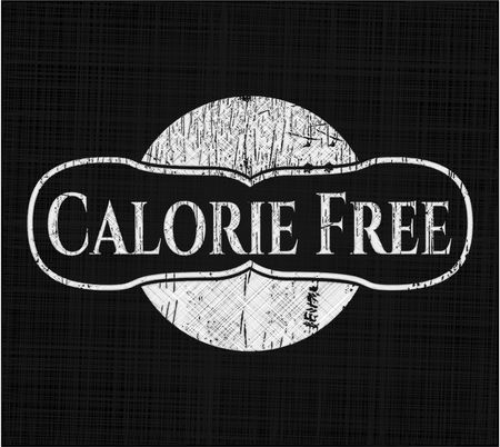 Calorie Free on chalkboard