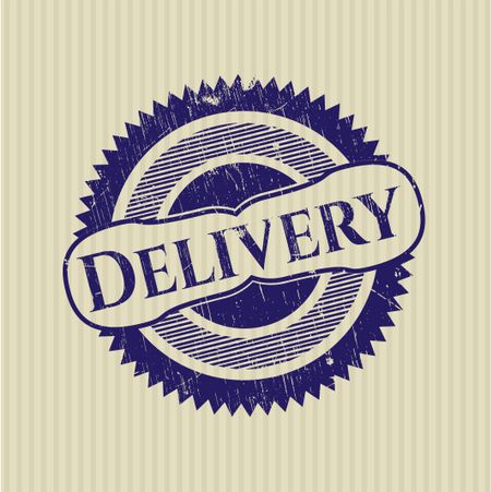 Delivery rubber grunge texture seal