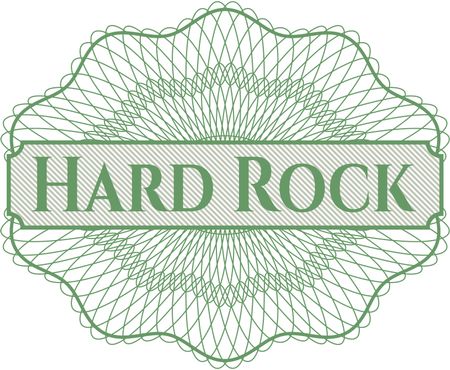 Hard Rock rosette or money style emblem