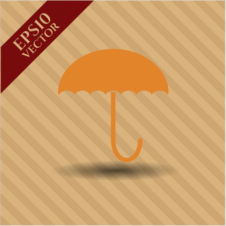 umbrella icon vector symbol flat eps jpg app web concept website