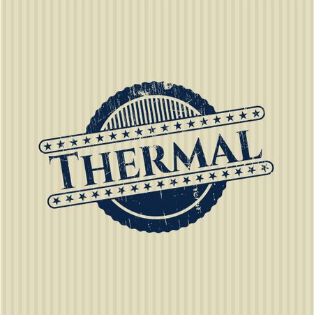 Thermal rubber grunge texture seal
