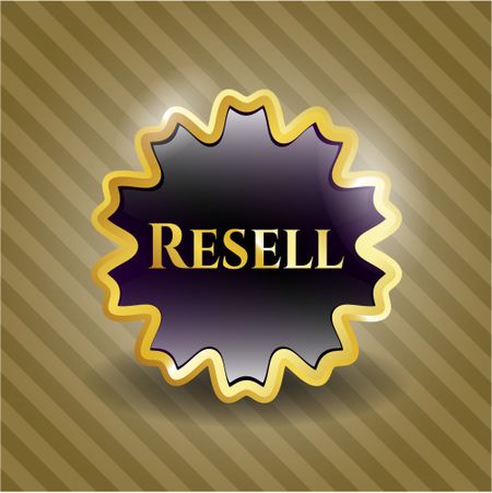 Resell gold emblem