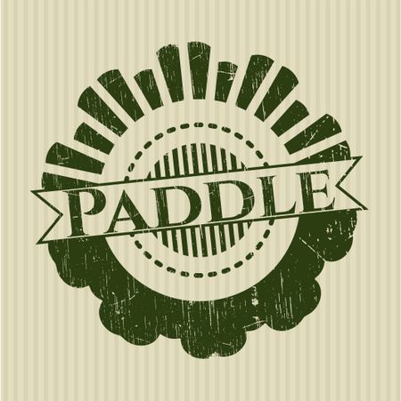 Paddle rubber grunge texture seal