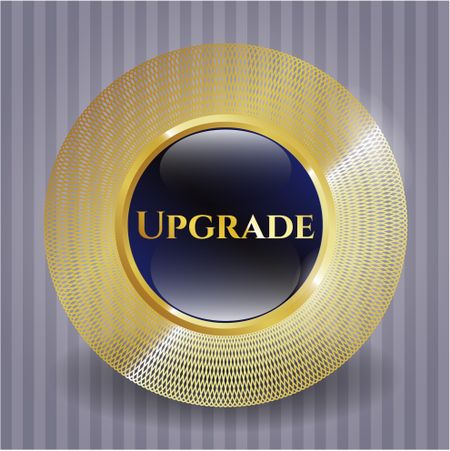 Upgrade gold shiny emblem