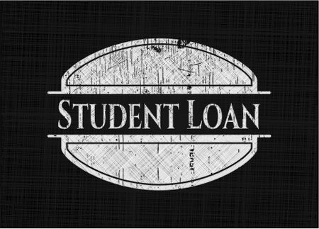 Student Loan chalkboard emblem