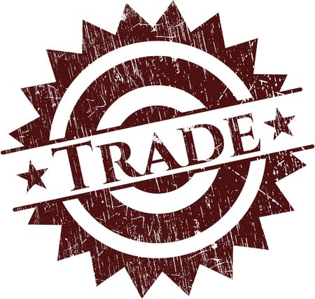 Trade rubber grunge texture seal