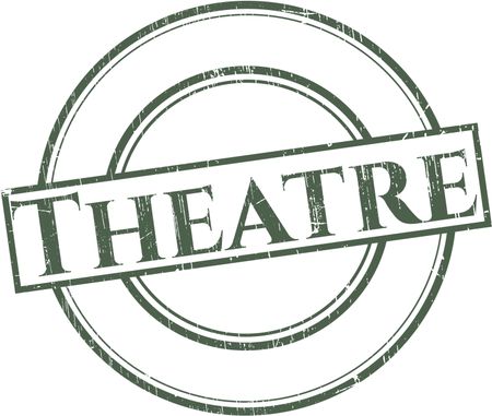 Theatre rubber grunge texture seal
