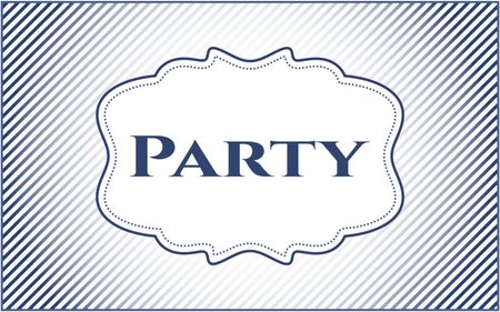 Party colorful card, banner or poster with nice design