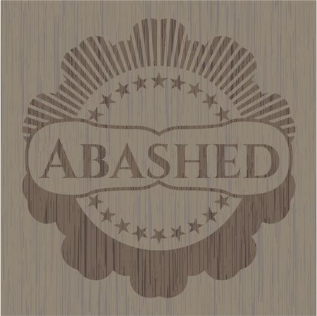 Abashed realistic wood emblem