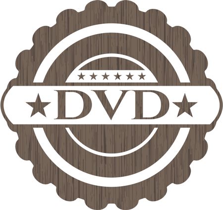 DVD retro wood emblem