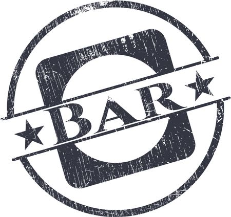Bar grunge stamp