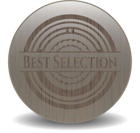 Best Selection retro wood emblem