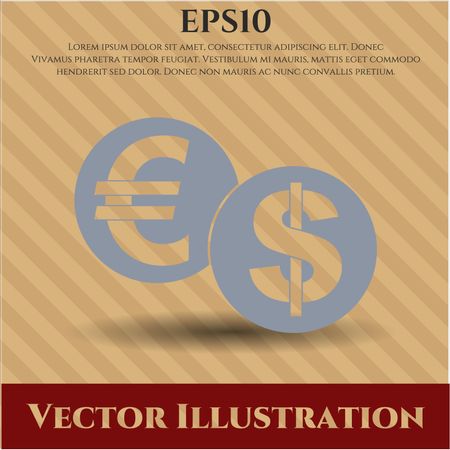 Currency Exchange vector icon