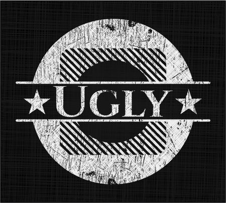 Ugly chalkboard emblem