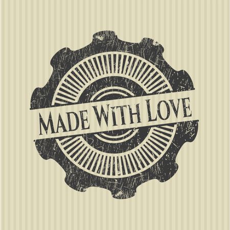 Made With Love rubber texture