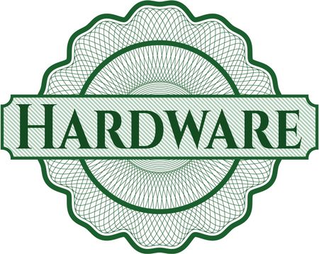 Hardware written inside rosette