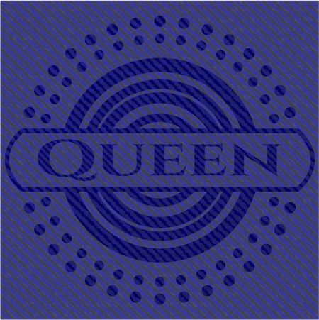 Queen with jean texture