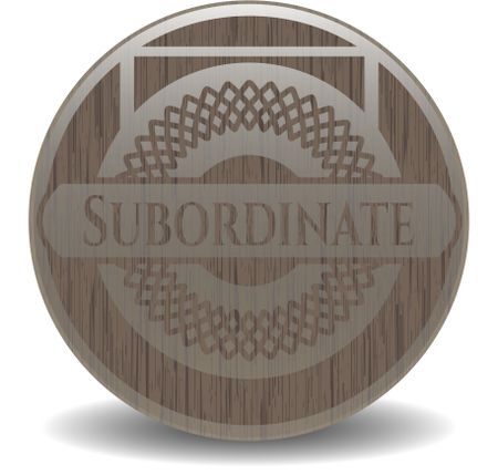 Subordinate wood emblem