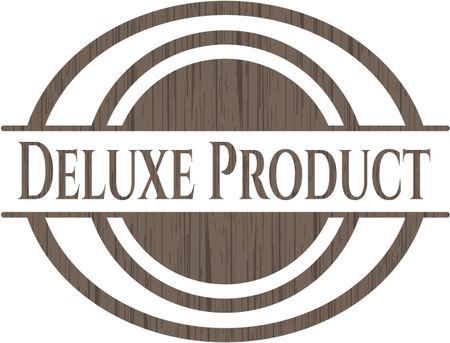 Deluxe Product retro wood emblem