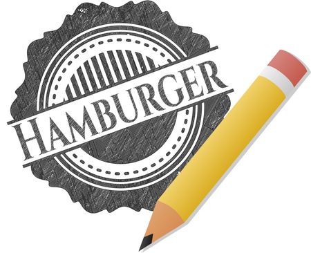 Hamburger pencil draw