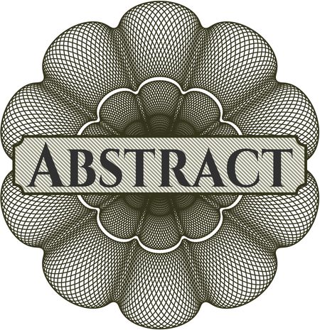 Abstract rosette