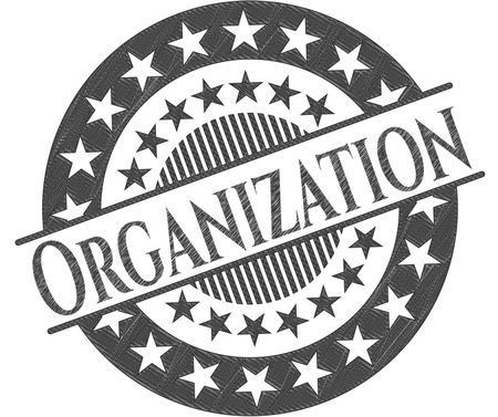 Organization pencil emblem