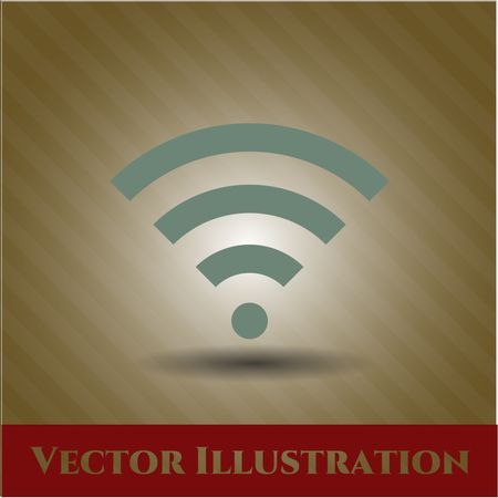 wifi signal icon vector symbol flat eps jpg app web