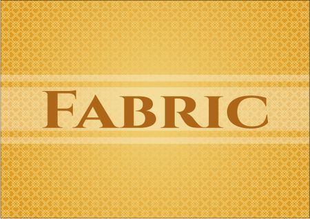 Fabric colorful card