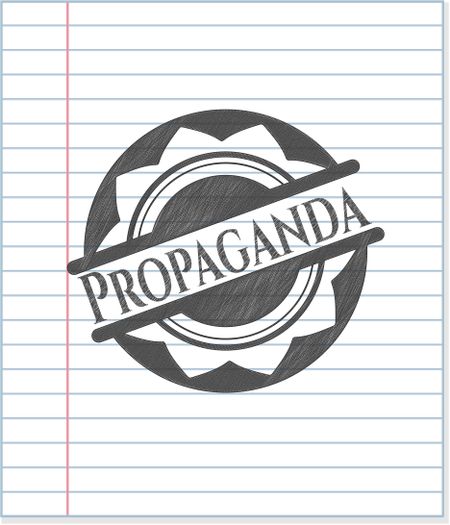 Propaganda pencil draw