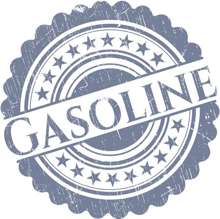 Gasoline rubber grunge stamp