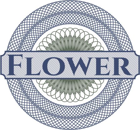 Flower money style rosette