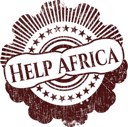 Help Africa rubber texture