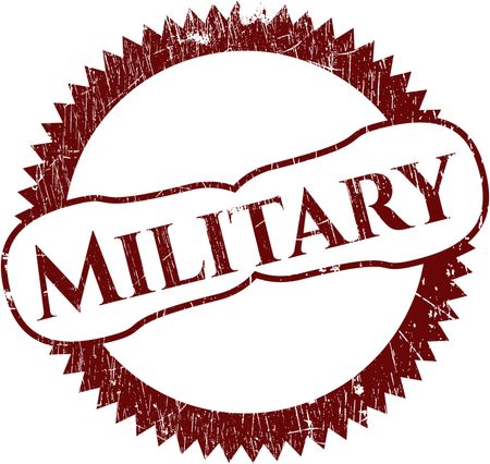 Military rubber grunge stamp
