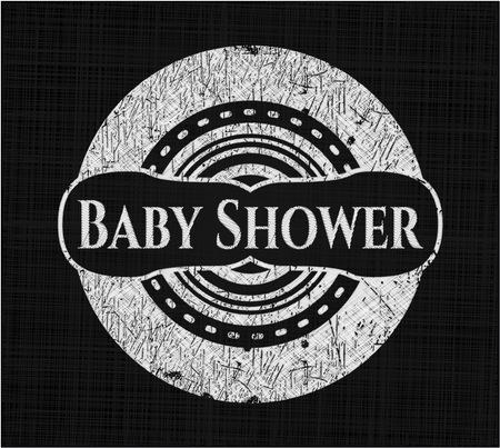 Baby Shower chalkboard emblem