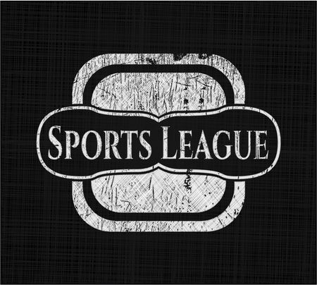 Sports League chalkboard emblem