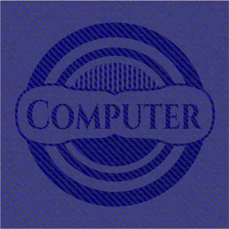 Computer jean background