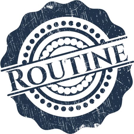 Routine rubber texture